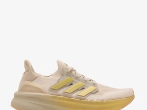Adidas Ultraboost Beige & Gold Running Sneakers
